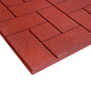 Outdoor rubber tile